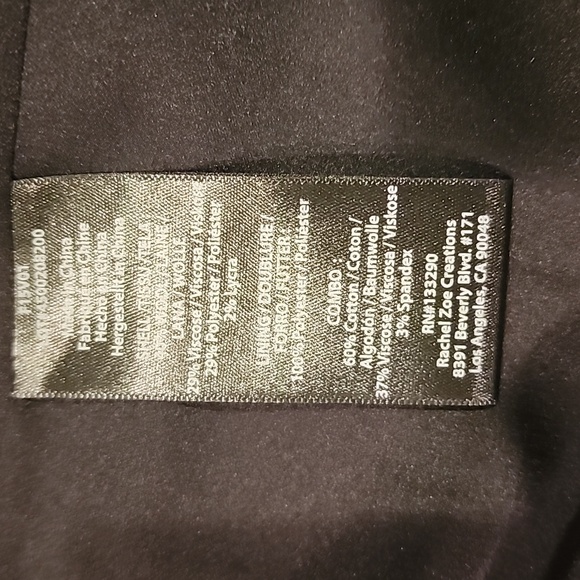 NWT Rachel Zoe Doube Breasted Tuxedo Vest Size 6 - Picture 14 of 14